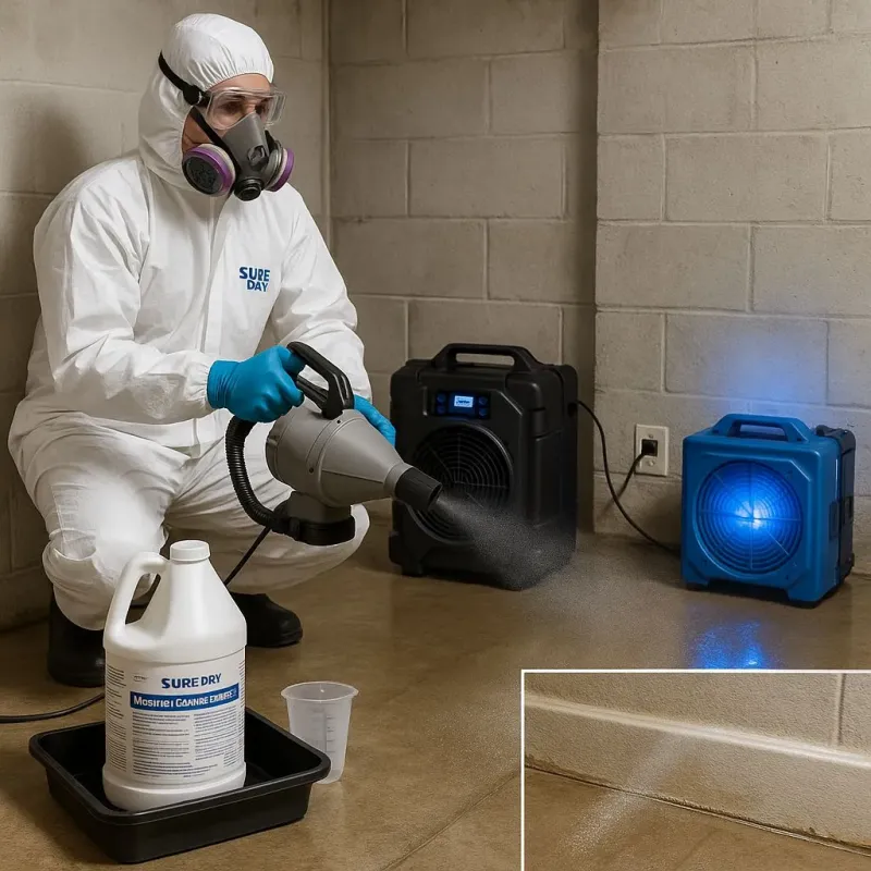 Sanitization and Odor Removal process in Parkland, FL